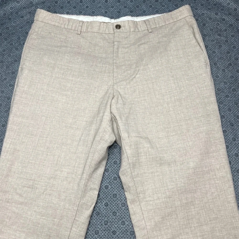 Hugo Boss H-Genius-224 Mens Beige Virgin Wool Blend‎ Dress Pants Size 40x31